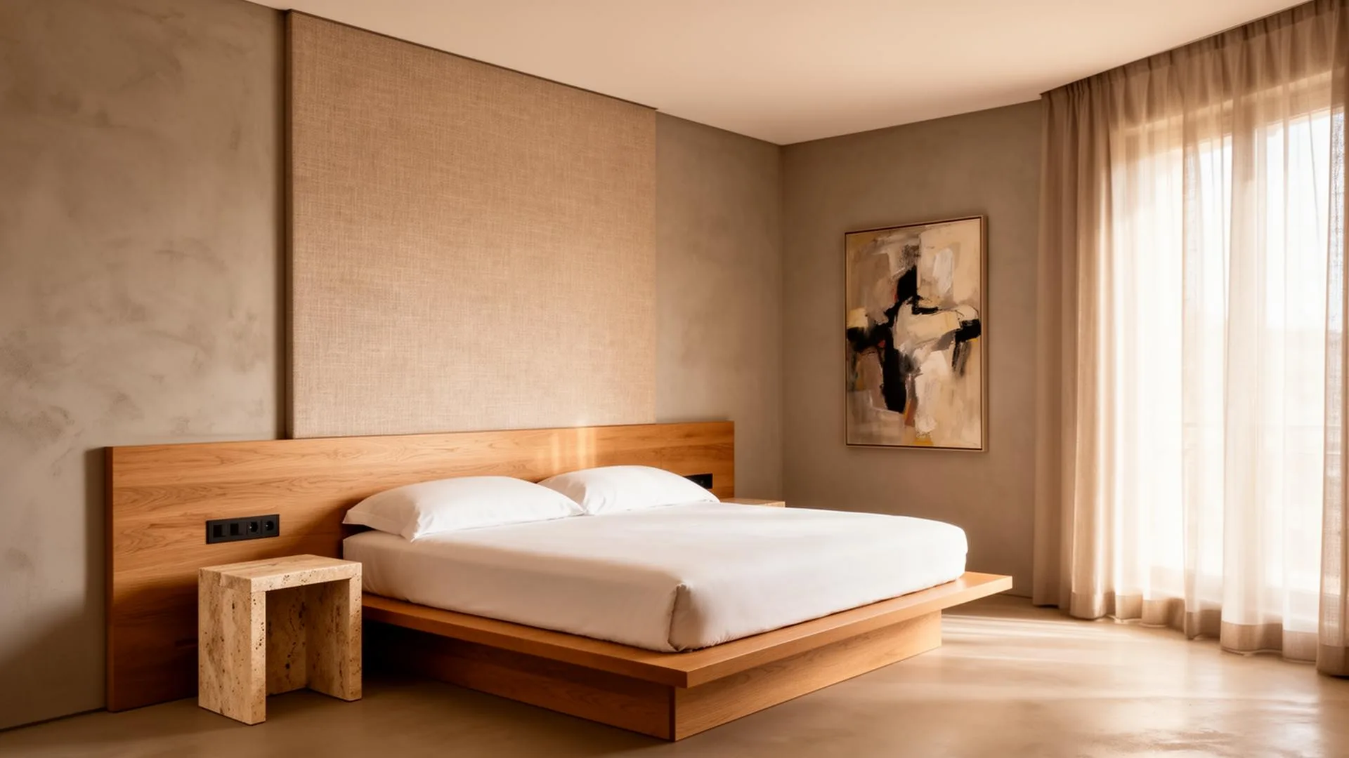 Suite hotelera con vistas al mar